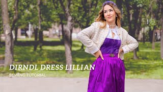 DIRNDL LILLIAN NEW 2024 pattern amp tutorial  THISISKACHI DIY [upl. by Zackariah]