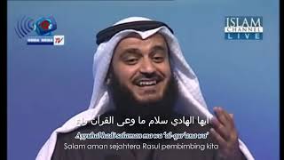 Lirik dan Arti Tala Al Badru Alayna Mishary rashid Alafashy [upl. by Atteiluj]