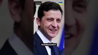 olodmyr zelenskyy heightrussiashorts ukraineputin zelenskypresidenttranding tiktokheight [upl. by Aistek648]