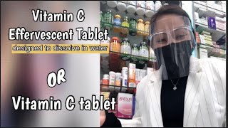 I will Take Vitamin C Effervescent Tablet Or Vitamin C tablet Which is the better one [upl. by Alin]