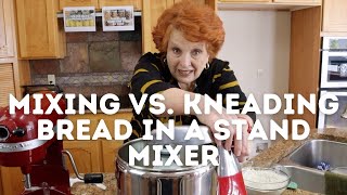 Mixing vs Kneading Bread in a Stand Mixer [upl. by Eigriv394]