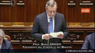 Draghi quotSanzioni funzionano continuiamo a cercare pacequot [upl. by Niamor462]