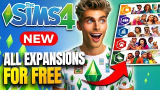 How to Get ALL SIMS 4 EXPANSION PACKS amp DLC for FREE PCMac EA amp STEAM [upl. by Kathleen]