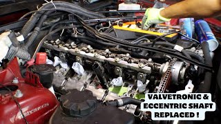 My N55 gets Valvetronic motor amp Eccentric shaft replaced [upl. by Ydasahc557]