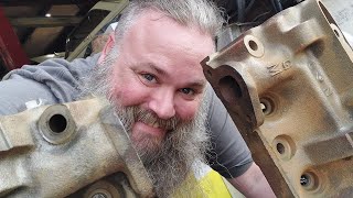 Pontiac 350 HO Build Continues Head Teardown and Cleaning [upl. by Gnilyarg]