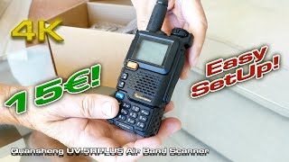 Quansheng UV5R PLUS Air Band Scanner Easy Setup [upl. by Anh]