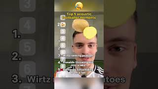 Top 5 Acoustic Footballers Moments 😂 footballmemes football [upl. by Phares]