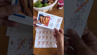 scratch amp sniff baguette stamps from france 🥖📩 [upl. by Mackenie105]