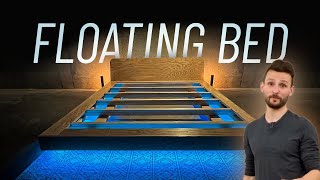 DIY Floating Platform Bed Frame at IKEA Price [upl. by Iloj]