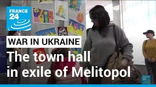 War in Ukraine Melitopols residents and its proUkrainian mayor relocated to Zaporizhzhia [upl. by Shamus690]