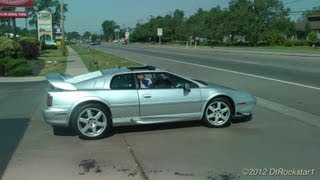 Lotus Esprit Turbo w Straight Pipes Short Acceleration [upl. by Nefen]