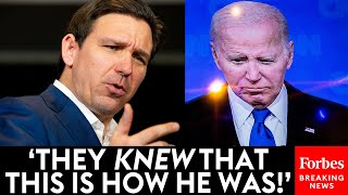 BREAKING NEWS DeSantis Flays Media Over Bidens Mental Fitness After Painful Debate Performance [upl. by Lysander]