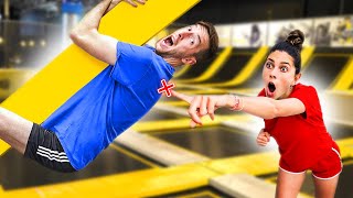 TIKKERTJE MAAR NIET IN DE HOOGTE In Trampoline Park 618 [upl. by Oshinski]