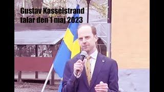 Gustav Kasselstrand Alternativ för Sverige 1 maj 2023 [upl. by Sellma]