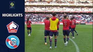 LOSC LILLE  RC STRASBOURG ALSACE 1  0  Highlights  LOSC  RCSA  20212022 [upl. by Pedrick]