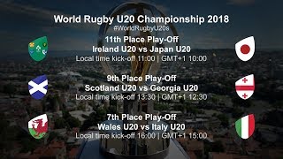 U20 Championship Day 5  Ireland U20 v Japan U20 [upl. by Ettenyl]