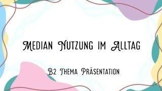 Mündliche Prüfung Deutsch B2  Die Präsentation die Diskussion und die Problemlösung [upl. by Hayalat729]