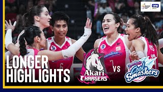 AKARI vs CREAMLINE  LONGER FINALS HIGHLIGHTS  2024 PVL REINFORCED CONFERENCE  SEPT 4 2024 [upl. by Auoy]