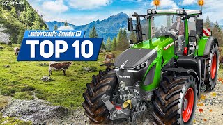 LS22 TOP 10 MAPS für den Farming Simulator 22  die besten Karten für den LandwirtschaftsSimulator [upl. by Irec]