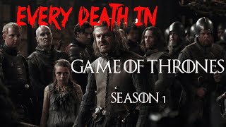 EVERY DEATH IN SERIES 2 Game of Thrones S01 2011 [upl. by Eldwun454]