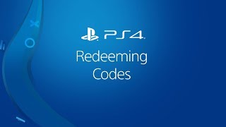 Redeeming Codes on PS4 [upl. by Ethelyn]