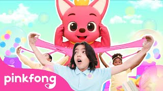 Sticky Bubble Gum Dance  Pinkfong Dance Along Playtime Songs  Pinkfong Kids Songs [upl. by Benjamin228]