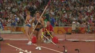 Yelena Isenbaeva Wins Pole Vault Gold  Beijing 2008 Olympics [upl. by Wardle462]