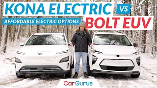 Chevy Bolt EUV vs Hyundai Kona Electric [upl. by Sivram]