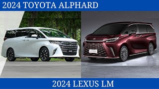 2024 Toyota Alphard Vs 2024 Lexus LM Most Luxurious Class Comparison [upl. by Esyned]