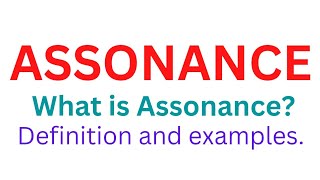 Assonancewhat is assonanceAssonance examples in poetry [upl. by Beaulieu740]