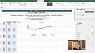 Time Series Forecasting 2  Moving Averages MA3 [upl. by Ahron917]