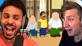 Reacting to Family Guy ULTRA RACIST moments [upl. by Htnicayh387]