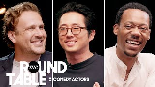 Comedy Actors Roundtable Jason Segel Steven Yeun Tyler James Williams John Mulaney amp Mo Amer [upl. by Meelak]