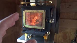 Cubic Mini wood stove usage [upl. by Kamillah]