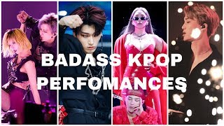 TOP 17 MOST BADASS KPOP LIVE PERFORMANCES [upl. by Nixon]