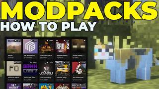 How To Get Modpacks in Minecraft Java Edition [upl. by Hoover]