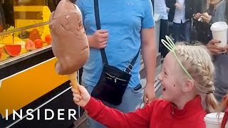 Turkish Ice Cream Vendors Prank Customers [upl. by Eceerehs123]