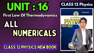 Numericals  First Law Of Thermodynamics  Unit16  Class 12 Physics new book Sindh Board [upl. by Novel620]