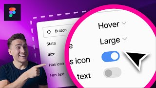 Figma Component Properties made SIMPLE Variants Boolean Text Instance [upl. by Sholley]