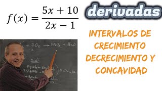 Derivadas Crecimiento y Concavidad [upl. by Nyrual]