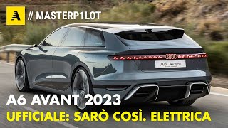 Audi A6 AVANT etron BEV Concept  Ufficiale nel 2023 sarò così ELETTRICA [upl. by Rosenberger122]