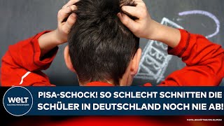 DEUTSCHLAND PisaSchock So schlecht schnitten die Schüler noch nie ab Die verheerenden Ergebnisse [upl. by Atiuqnahs]