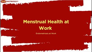 Endometriosis at Work [upl. by Otit]