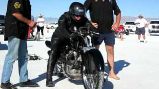 Bonneville Speed Week 2010 The Vincent Racing Team [upl. by Eenad]