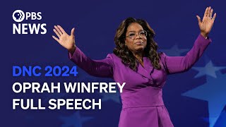 WATCH Oprah Winfreys full speech urging voters to choose joy by choosing Harris at the DNC [upl. by Gaskin]