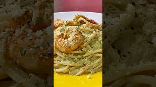 shrimpalfredo pastarecipes pastalover shrimp easyrecipe [upl. by Ardnuhs]