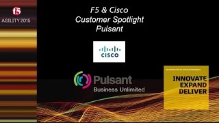 F5 amp Cisco Customer Spotlight  Pulsant [upl. by Ynavoj]