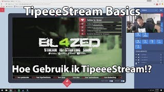 TipeeeStream Basics  Hoe Gebruik ik TipeeeStream in OBS [upl. by Lehplar]