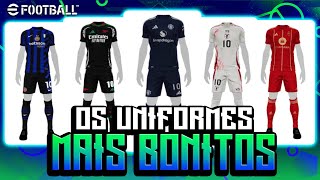 ✅NOVOS UNIFORMES ATUALIZADOS DA NOVA SEASON 8 NO FUTEBOL 2024 MOBILE😍 [upl. by Husch]