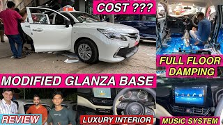 💥 GLANZA E BASE MODIFIED 🔥 GLANZA FLOOR DAMP 🥳 LATEST ACC😱 GLANZA ARM REST  ORVM  25 OFF NEXA [upl. by Plumbo]